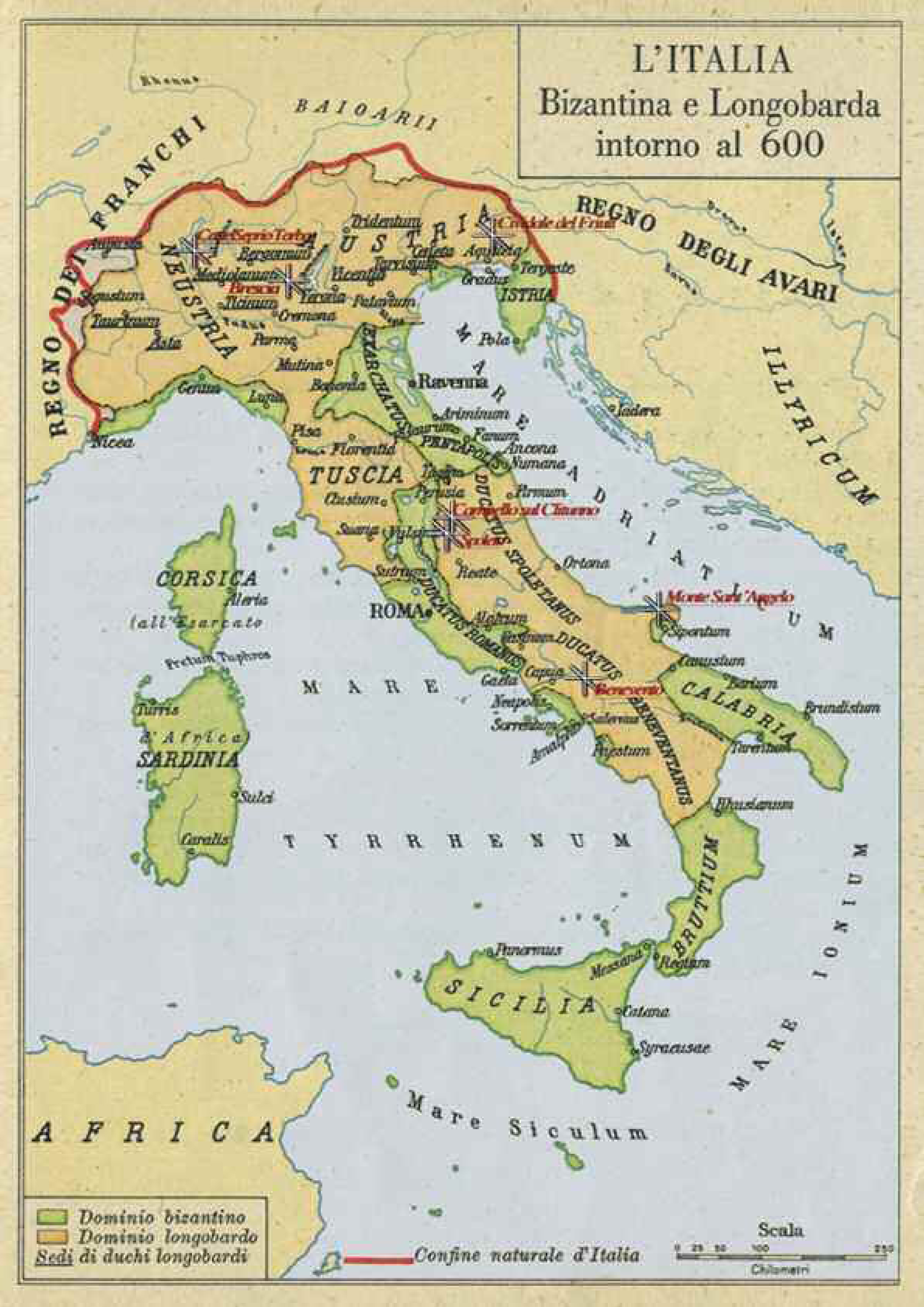 Italia Bizantina e Longobarda Italia Bizantina e Longobarda
