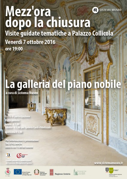 <!--:it-->Mezz'ora dopo la chiusura - LA GALLERIA DEL PIANO NOBILE<!--:--><!--:en-->Mezz'ora dopo la chiusura - THE PIANO NOBILE'S GALLERY<!--:--> @ Palazzo Collicola | Spoleto | Umbria | Italia