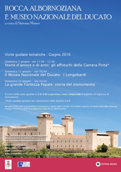 <!--:it-->Visite alla Rocca Albornoziana e al Museo Nazionale del Ducato<!--:--> @ Rocca Albornoziana