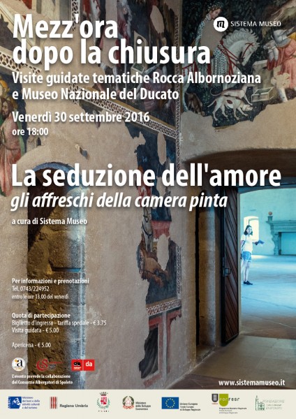 <!--:it-->Mezz'ora dopo la chiusura - LA SEDUZIONE DELL'AMORE<!--:--> @ Rocca Albornoziana  | Spoleto | Umbria | Italia