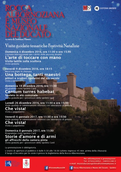 <!--:it-->Che vista! Visite guidate ai camminamenti difensivi della Rocca Albornoziana<!--:--> @ Rocca Albornoziana | Spoleto | Umbria | Italia