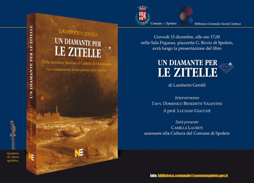 <!--:it-->Presentazione del libro UN DIAMANTE PER LE ZITELLE di Lamberto Gentili<!--:--> @ Sala Pegasus