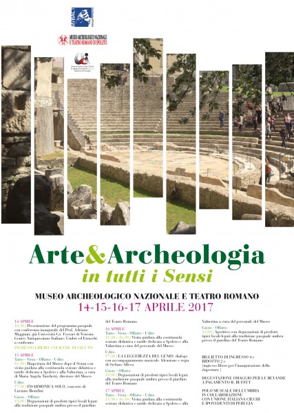 <!--:it-->Arte&Archeologia in tutti i sensi<!--:--><!--:en-->Art&Archeology in all senses<!--:--> @ Museo Archeologico - Teatro Romano | Spoleto | Umbria | Italia