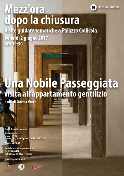 <!--:it-->Mezz'ora dopo la chiusura - UNA NOBILE PASSEGGIATA<!--:--><!--:en-->Mezz'ora dopo la chiusura - A NOBLE PROMENADE<!--:--> @ Palazzo Collicola Arti Visive | Spoleto | Umbria | Italia