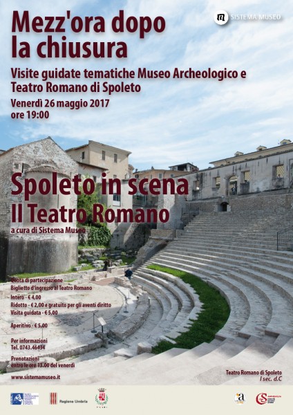 <!--:it-->Mezz'ora dopo la chiusura - SPOLETO IN SCENA - Il Teatro Romano<!--:--><!--:en-->Mezz'ora dopo la chiusura - SPOLETO ON STAGE - The Roman Theatre<!--:--> @ Teatro Romano  | Spoleto | Umbria | Italia
