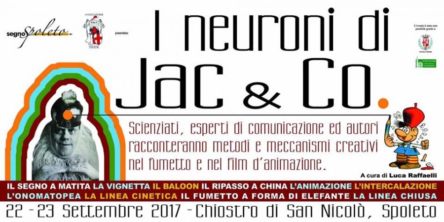 <!--:it-->I neuroni di Jac & Co. - Due giorni dedicati al fumetto e al cinema d'animazione<!--:--><!--:en-->The neurons of Jac & Co. - A two-day event dedicated to comics and animation cinema<!--:--> @ Complesso Monumentale di San Nicolò | Spoleto | Umbria | Italia