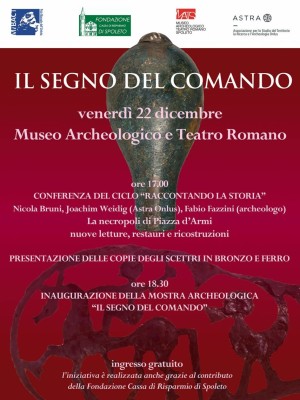 <!--:it-->RACCONTANDO LA STORIA - IL SEGNO DEL COMANDO<!--:--> @ Museo Archologico Nazionale | Spoleto | Umbria | Italia