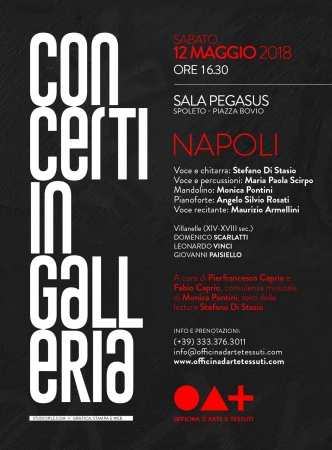 <!--:it-->I concerti del sabato in galleria - Napoli<!--:--> @ Sala Pegasus | Spoleto | Umbria | Italia