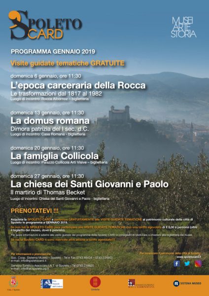 <!--:it-->Visite guidate tematiche SPOLETO CARD | LA DOMUS ROMANA Dimora patrizia del I sec. d.C.<!--:--><!--:en-->SPOLETO CARD Thematic Guided Tours | THE ROMAN DOMUS Patrician house of the 1 century A.D.<!--:--> @ Casa Romana | Spoleto | Umbria | Italia