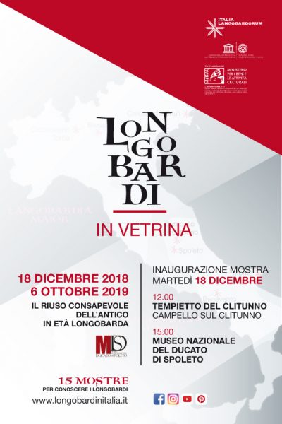 <!--:it-->MOSTRA | Il riuso consapevole dell’antico in area spoletina in età longobarda <!--:--><!--:en-->EXHIBITION | The intentional reuse of Roman worked stone in the Lombard Period<!--:--> @ Tempietto del Clitunno e Museo Nazionale del Ducato di Spoleto