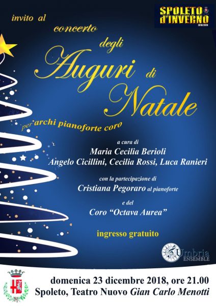 <!--:it-->CONCERTO DEGLI AUGURI DI NATALE a cura di UmbriaEnsemble<!--:--><!--:en-->CHRISTMAS GREETINGS CONCERT by UmbriaEnsemble<!--:--> @ Teatro Nuovo Gian Carlo Menotti