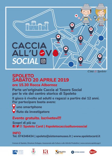 <!--:it-->Caccia all'Uovo Social<!--:--><!--:en-->Social Egg Hunt <!--:--> @ Rocca Albornoz – Museo Nazionale del Ducato di Spoleto