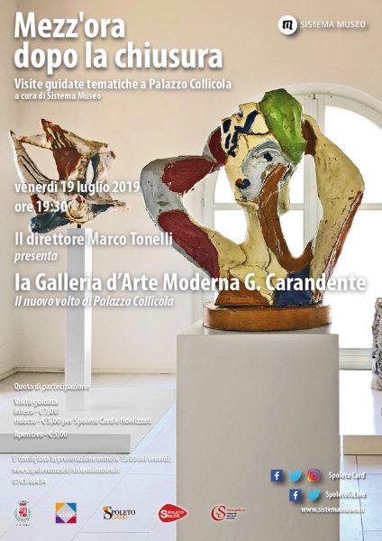 <!--:it-->Mezz'ora dopo la chiusura | Il direttore Marco Tonelli presenta la Galleria d’Arte moderna G. Carandente - IL NUOVO VOLTO DI PALAZZO COLLICOLA<!--:--> @ Palazzo Collicola