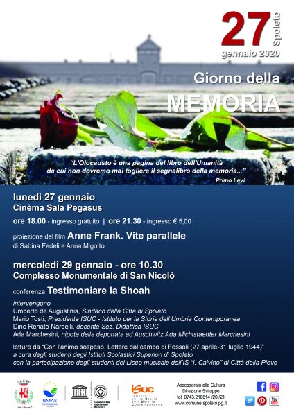<!--:it-->GIORNO DELLA MEMORIA<!--:--> @ Cinema Sala Pegasus