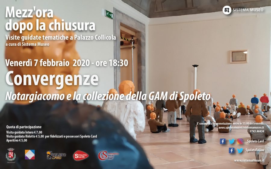 <!--:it-->Mezz'ora dopo la chiusura | CONVERGENZE. Notargiacomo e la collezione della GAM di Spoleto<!--:--> @ Palazzo Collicola