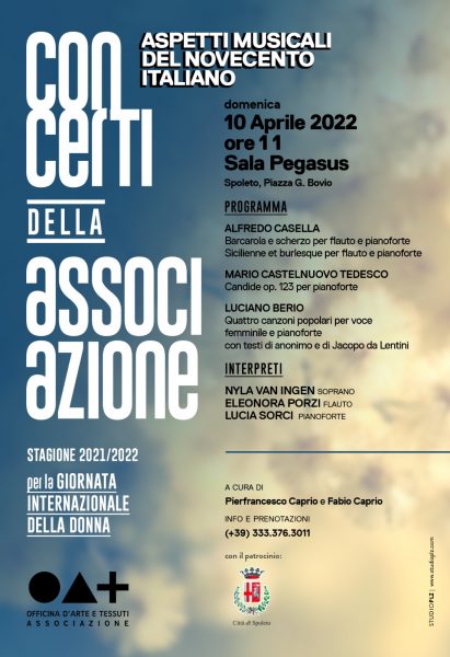 <!--:it-->CONCERTO | Aspetti musicali del Novecento italiano<!--:--> @ Cinéma Sala Pegasus