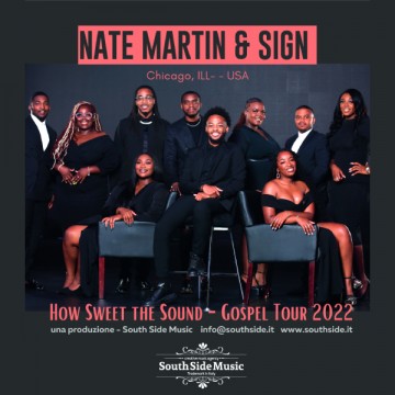 <!--:it-->Nate Martin and Sign Gospel | How Sweet The Sound – Gospel Tour 2022<!--:--> @ Teatro Nuovo Gian Carlo Menotti