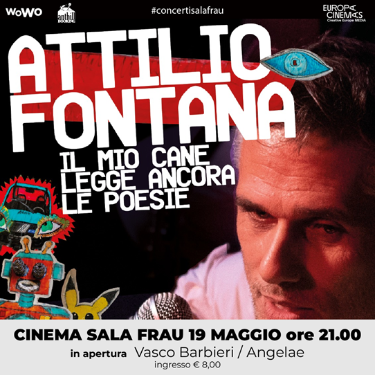 <!--:it-->IL MIO CANE LEGGE ANCORA LE POESIE. Spettacolo di ATTILIO FONTANA<!--:--> @ Cinema Sala Frau