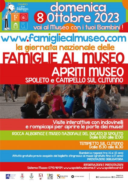<!--:it-->Giornata Nazionale delle Famiglie al Museo - F@MU 2023<!--:--> @ Rocca Albornoz e Tempietto sul Clitunno