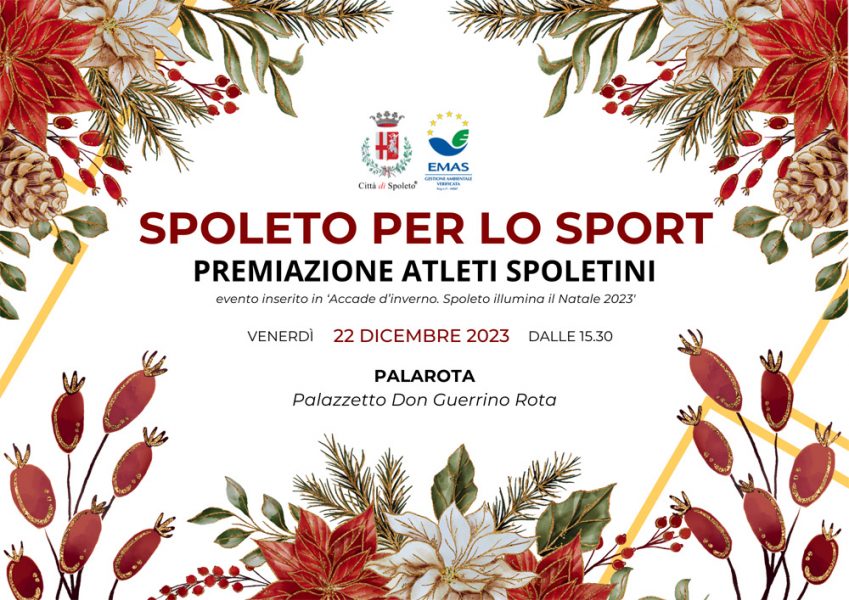<!--:it-->SPOLETO PER LO SPORT | Premiazione degli atleti spoletini<!--:--> @ Palazzetto dello Sport “Don Guerrino Rota”