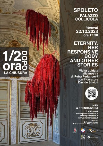 <!--:it-->Mezz'ora dopo la chiusura | ETERNITY, HER RESPONSIVE BODY AND OTHER STORIES<!--:--><!--:en-->Mezz'ora dopo la chiusura | ETERNITY, HER RESPONSIVE BODY AND OTHER STORIES<!--:--> @ Palazzo Collicola
