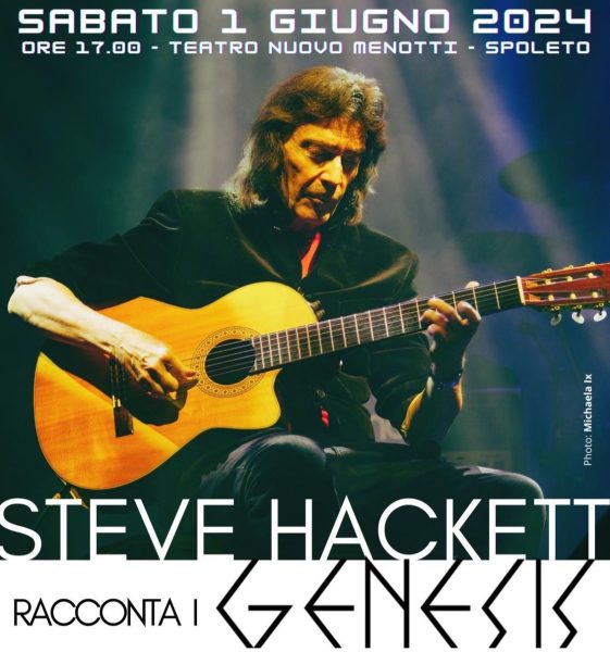 <!--:it-->STEVE HACKETT racconta i GENESIS<!--:--><!--:en-->STEVE HACKETT talks about GENESIS<!--:--> @ Teatro Nuovo “Gian Carlo Menotti”