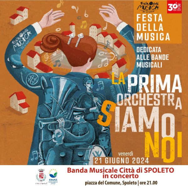 <!--:it-->Festa della Musica | CONCERTO DELLA BANDA MUSICALE CITTÀ DI SPOLETO<!--:--> @ Piazza del Comune