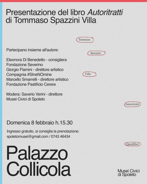 <!--:it-->AUTORITRATTI, presentazione del libro di TOMMASO SPAZZINI VILLA<!--:--> @ Palazzo Collicola