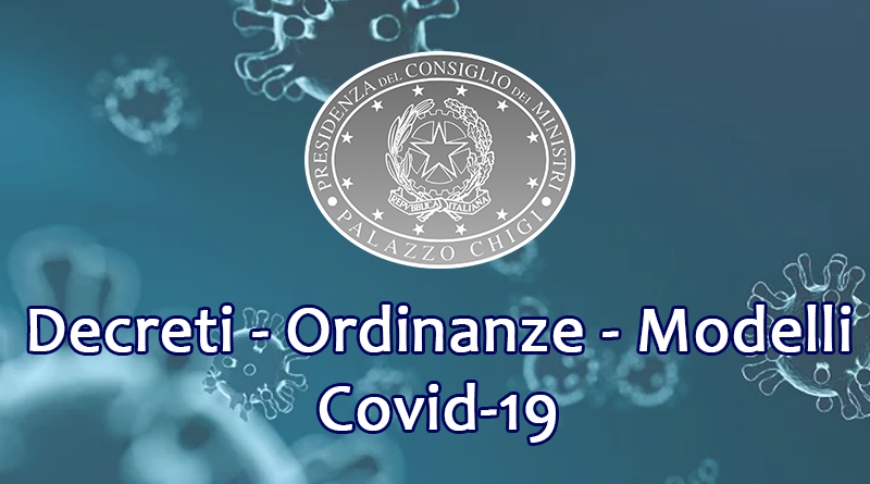 Decreti Ordinanze Modelli